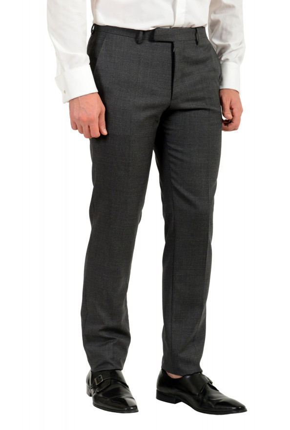 Hugo Boss Men's "FHarverson2Garvin2WE" Gray Slim Fit 100% Wool Three Piece Suit: Picture 12
