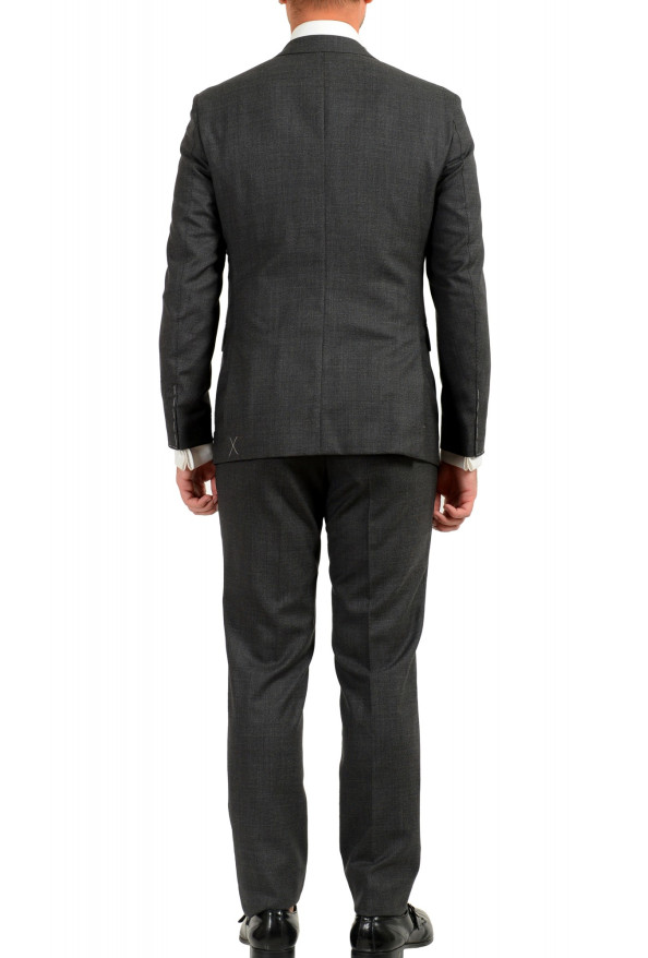 Hugo Boss Men's "FHarverson2Garvin2WE" Gray Slim Fit 100% Wool Three Piece Suit: Picture 3