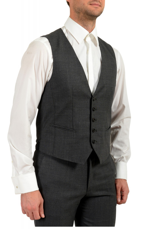 Hugo Boss Men's "FHarverson2Garvin2WE" Gray Slim Fit 100% Wool Three Piece Suit: Picture 9
