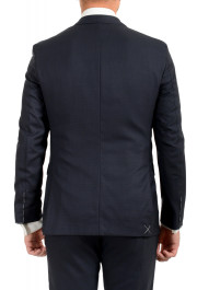 Hugo Boss Men's "FHarverson2Garvin2WE" Blue Slim Fit Silk Wool Three Piece Suit: Picture 6