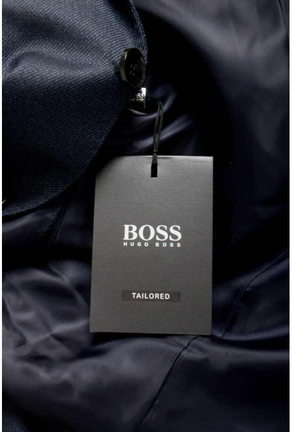 Hugo Boss Men's "T-Henders/Gorden" Gray Silk Wool Two Button Suit: Picture 13
