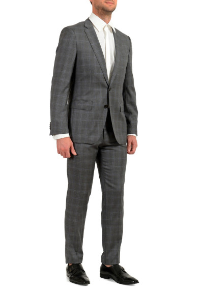 Hugo Boss Men's "Huge6/Genius5_TW" Slim Fit Plaid 100% Wool Two Button Suit: Picture 2