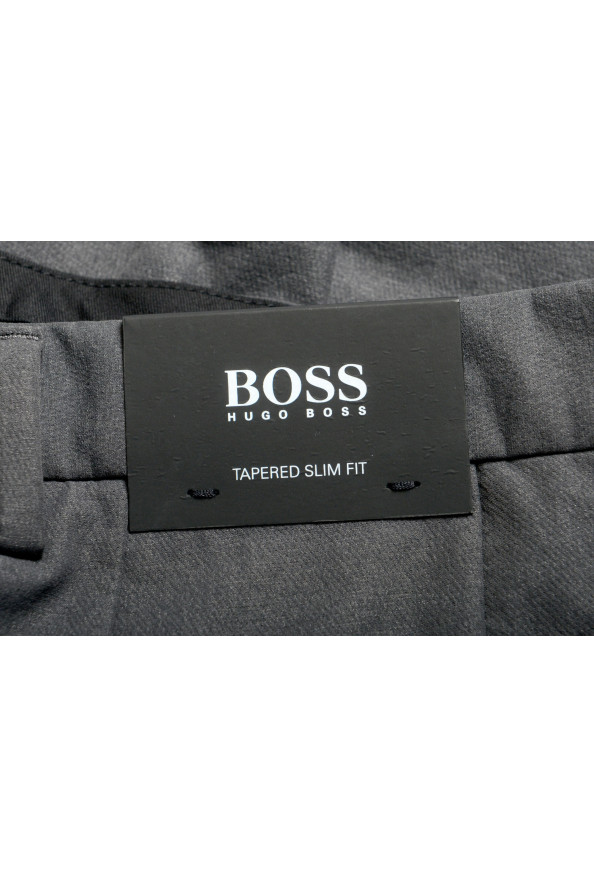 Hugo Boss Men's "Kaito1-Travel" Tapered Slim Fit Gray Stretch Casual Pants: Picture 4