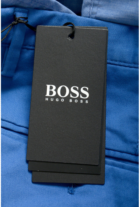 Hugo Boss Men's "Stanino16-W" Royal Blue Slim Fit Flat Front Casual Pants: Picture 5