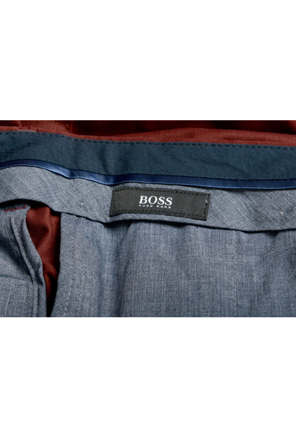 Hugo Boss Men's "Stanino16-W" Burgundy Flat Front Casual Pants: Picture 5