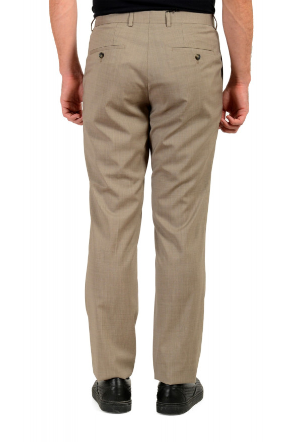 Hugo Boss Men's "Madisen" Beige 100% Wool Dress Flat Front Pants: Picture 3