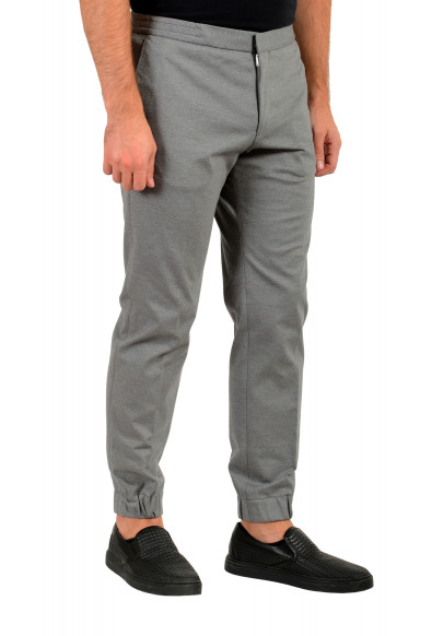 Hugo Boss Men's "Banks1-J" Gray Flat Front Elastic Waist Casual Pants: Picture 2
