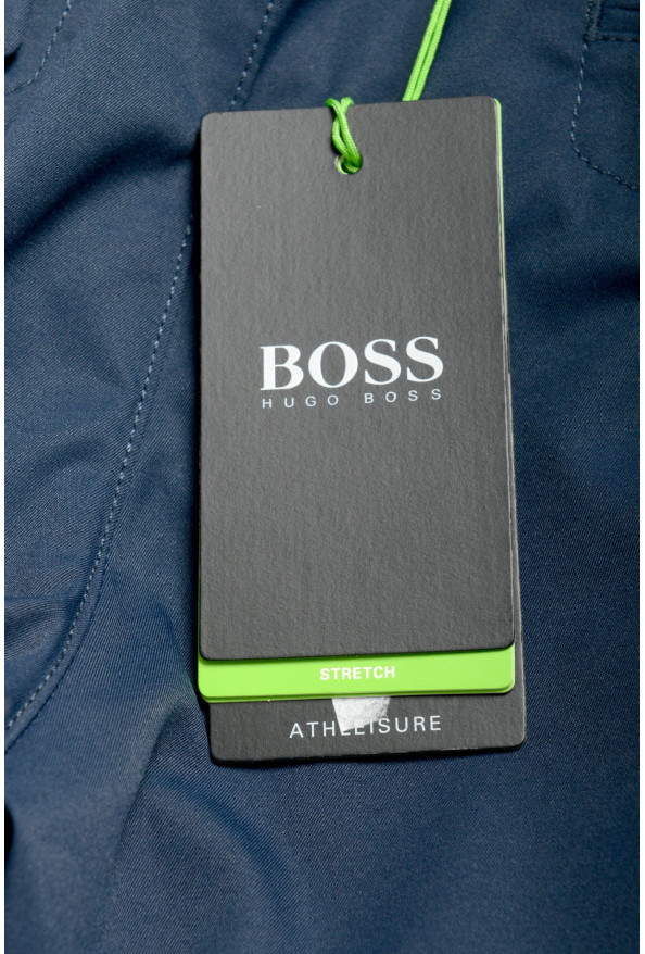Hugo Boss Men's "Hakan 9-2" Slim Fit Blue Stretch Water Repellent Pants: Picture 4