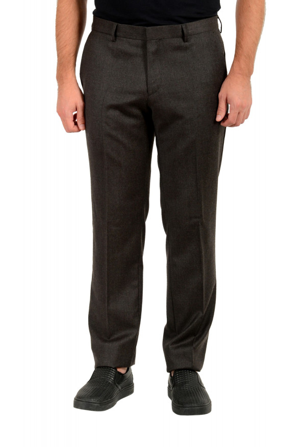 Hugo Boss Men's "Genesis2" 100% Wool Flat Front Dress Pants