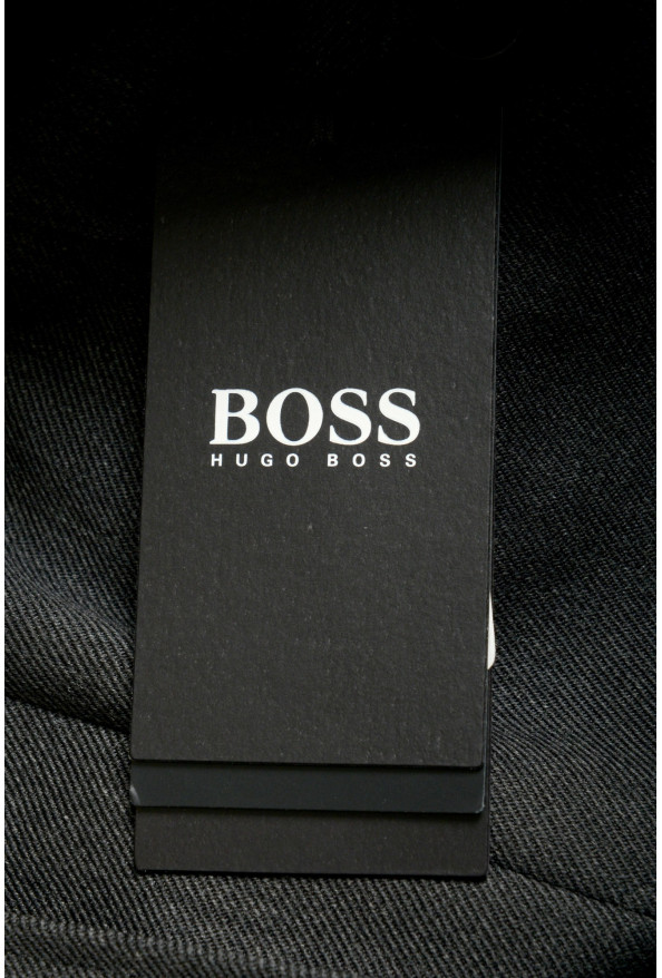 Hugo Boss Men's "Perin1" Gray 100% Wool Flat Front Pants: Picture 5