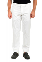 Hugo Boss Men's "Hakan 9-2" Slim Fit White Casual Pants 