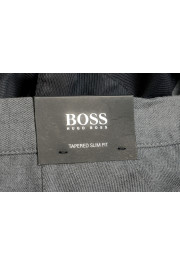 Hugo Boss Men's "Kaito2-Det-S" Tapered Slim Fit Gray Wool Pants: Picture 4