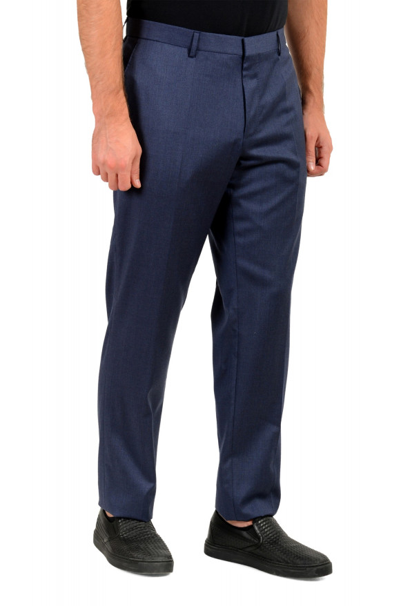 Hugo Boss Men's "Genius5" Slim Fit Blue 100% Wool Dress Pants: Picture 2