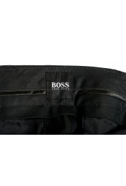 Hugo Boss Men's "Kaito1-Travel1" Tapered Slim Fit Black Wool Casual Pants: Picture 5