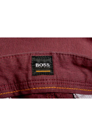 Hugo Boss Men's "Schino" Tapered Fit Burgundy Casual Pants: Picture 5