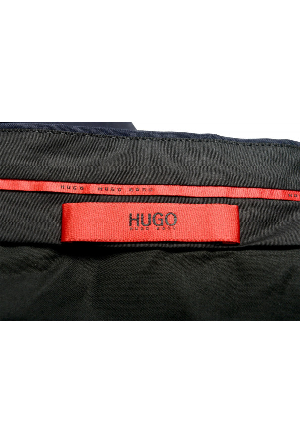 Hugo Boss Men's "Simmons182" Regular Fit Navy Blue 100% Wool Dress Pants: Picture 4