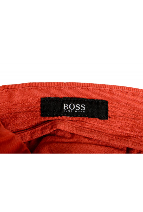 Hugo Boss Men's "Barlow-D" Red Cotton Casual Pants: Picture 5