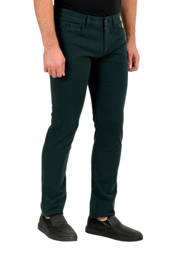 Hugo Boss Men's "Selaware3-10-20" Green Straight Leg Jeans : Picture 2