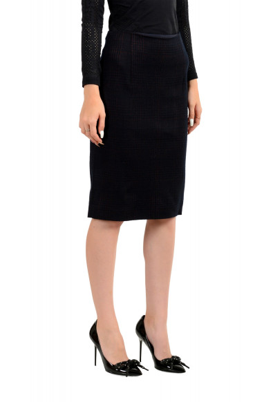 Hugo Boss Women's "Vidar" Wool Plaid Pencil Skirt : Picture 2