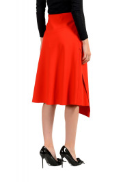 Hugo Boss Women's "Vamokato" True Red Midi Asymmetrical Skirt : Picture 3