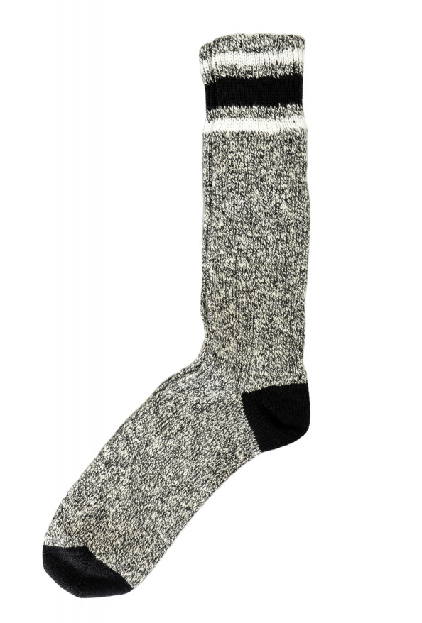 Burberry 100% Cotton Multi-Color Striped Socks 