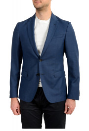 Hugo Boss Men's "Nobis4" Blue 100% Wool Two Button Blazer 