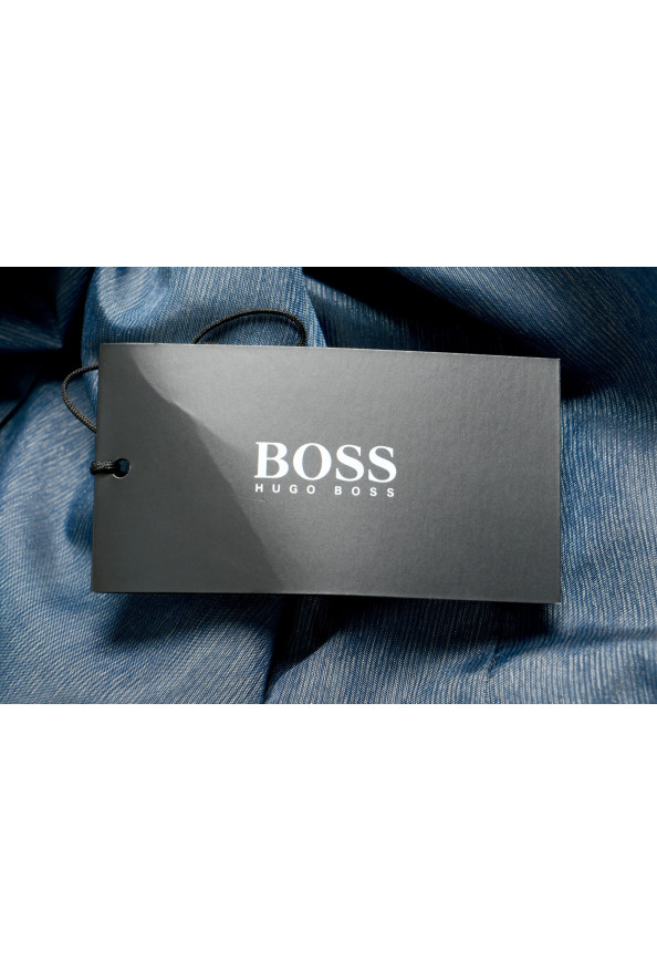 Hugo Boss Men's "Hutsons4" Blue Slim Fit Two Button Blazer: Picture 7