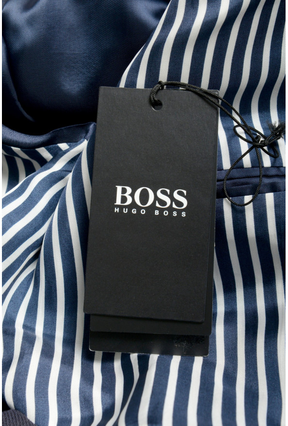 Hugo Boss Men's Hartlay Blue Slim Fit 100% Wool Two Button Blazer: Picture 6