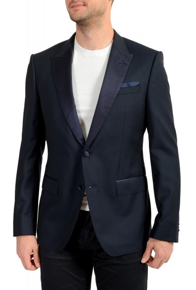 Hugo Boss Men's Helward Slim Fit Blue 100% Wool Two Button Blazer 