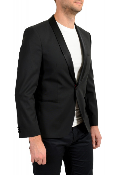 Hugo Boss Men's "AlstonS" Black Wool Tuxedo One Button Blazer : Picture 2