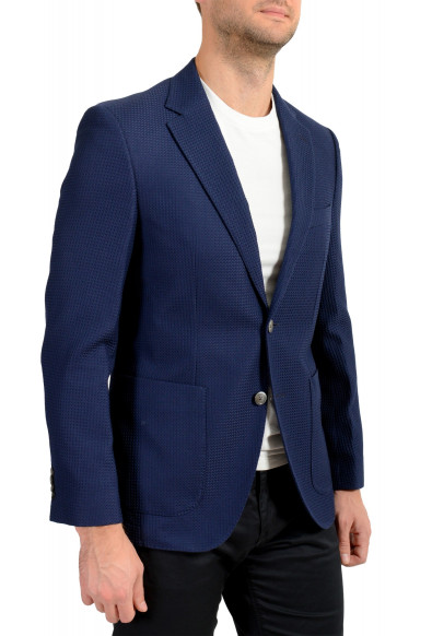 Hugo Boss Men's "Janson5" Regular Fit Blue Wool Two Button Blazer : Picture 2