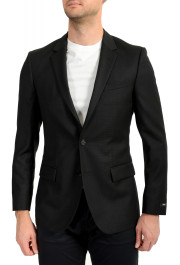 Hugo Boss Men's "Hutch3" Black 100% Wool Two Button Blazer 