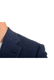 Hugo Boss Men's "Janson6" Regular Fit Blue Plaid Wool Two Button Blazer: Picture 4