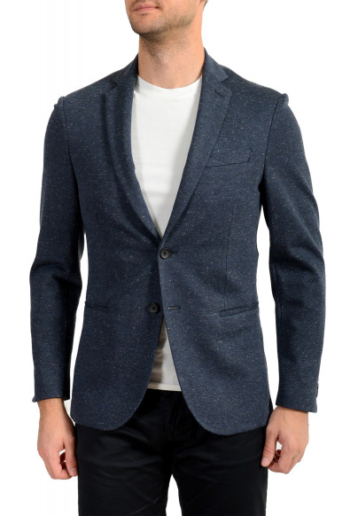 Hugo Boss Men's "Norwin3-J" Slim Fit Blue Two Button Sport Coat Blazer