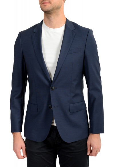 Hugo Boss Men's "C-Huge1S" Blue 100% Wool Two Button Blazer 