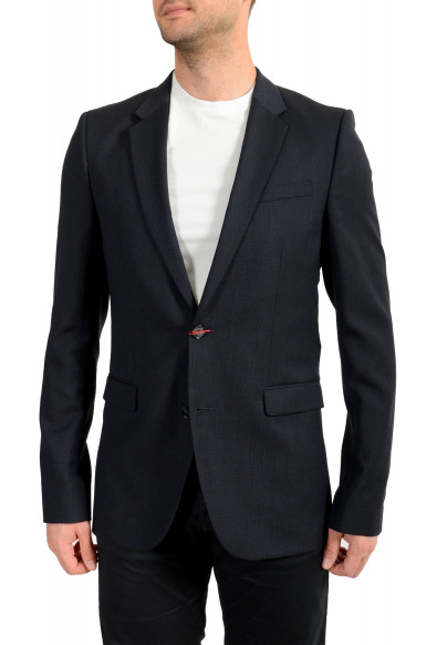 Hugo Boss Men's "Astian" Blue 100% Wool Two Button Blazer 