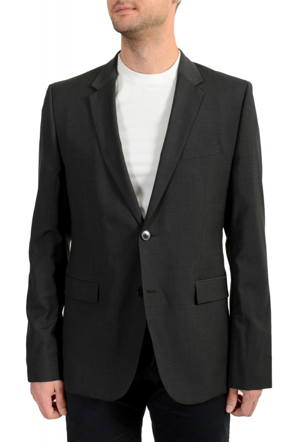 Hugo Boss Men's "AerinS" Gray 100% Wool Two Button Blazer 
