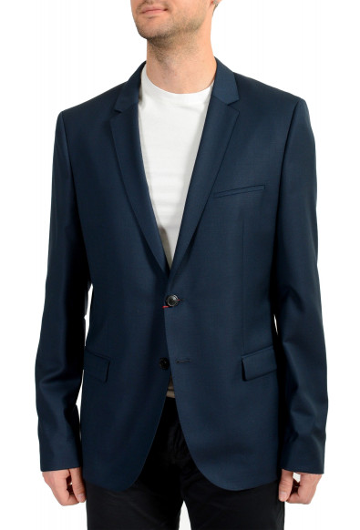 Hugo Boss Men's "Arti" Blue 100% Wool Two Button Blazer