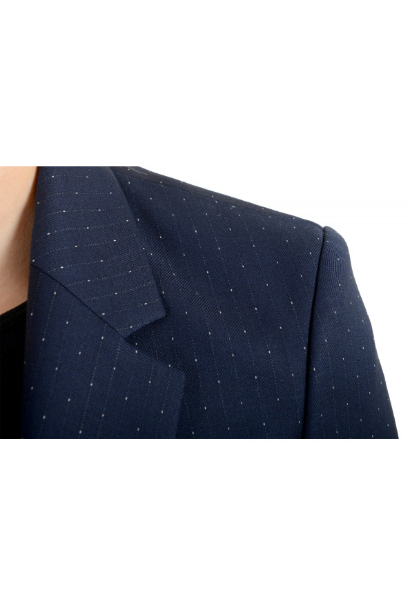Hugo Boss Women's "Janufa" Navy Blue Pinstripe Wool One Button Blazer: Picture 4