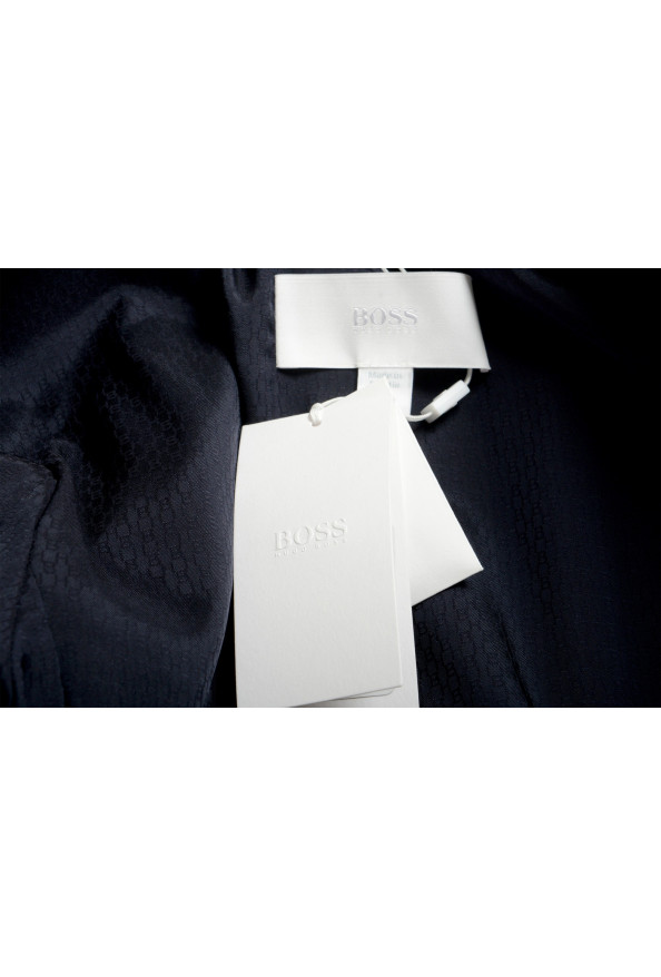 Hugo Boss Women's "Janufa" Navy Blue Pinstripe Wool One Button Blazer: Picture 6
