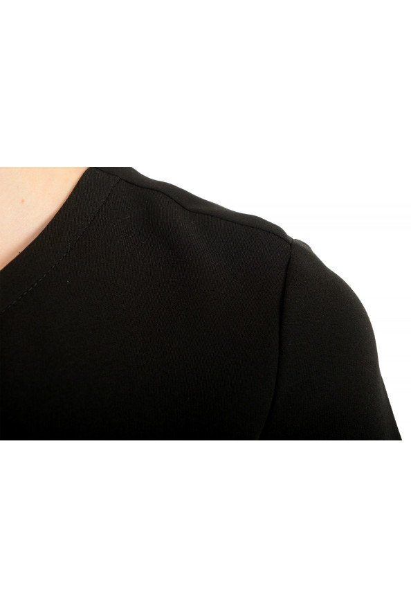 Hugo Boss Women's "Ilyna_GSU" Black Short Sleeves Blouse Top: Picture 4