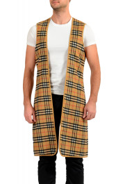 Burberry "Westminster Warmer" Checkered Wool Cashmere Vest Warmer