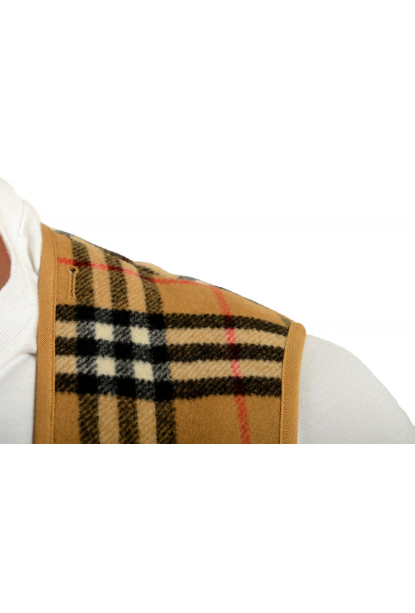 Burberry "Westminster Warmer" Checkered Wool Cashmere Vest Warmer: Picture 4
