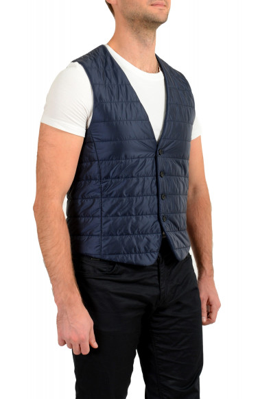 Hugo Boss Men's "Hiwan" Slim Fit Navy Blue Button Down Insulated Vest: Picture 2