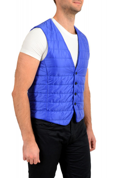 Hugo Boss Men's "Hiwan" Slim Fit Bright Blue Button Down Insulated Vest: Picture 2