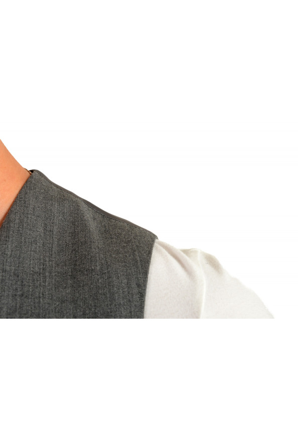 Hugo Boss Men's "Vin194" Gray 100% Wool Button Down Vest: Picture 4