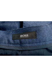 Hugo Boss Men's "Gains-WG" Slim Fit Blue 100% Wool Dress Pants : Picture 4