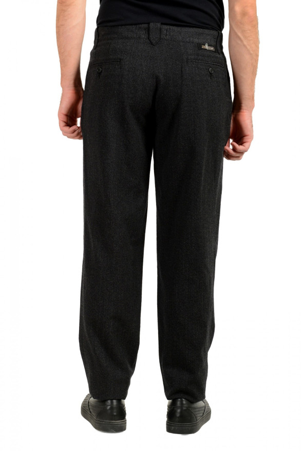 Dolce & Gabbana Men's Gray 100% Wool Pleated Dress Pants : Picture 3