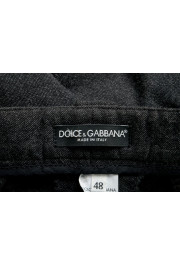 Dolce & Gabbana Men's Gray 100% Wool Pleated Dress Pants : Picture 4