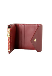 Burberry Women's "LILA" Burgundy Canvas & Leather Bifold Wallet: Picture 3